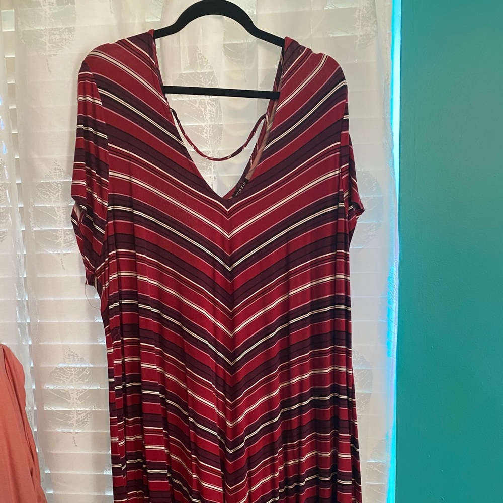 TORRID Striped Swing Dress